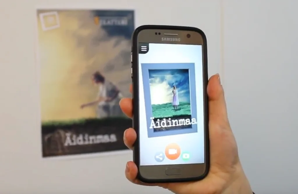 Hurja Solutions: Äidinmaa Kuopion teatterin AR-sovellus.