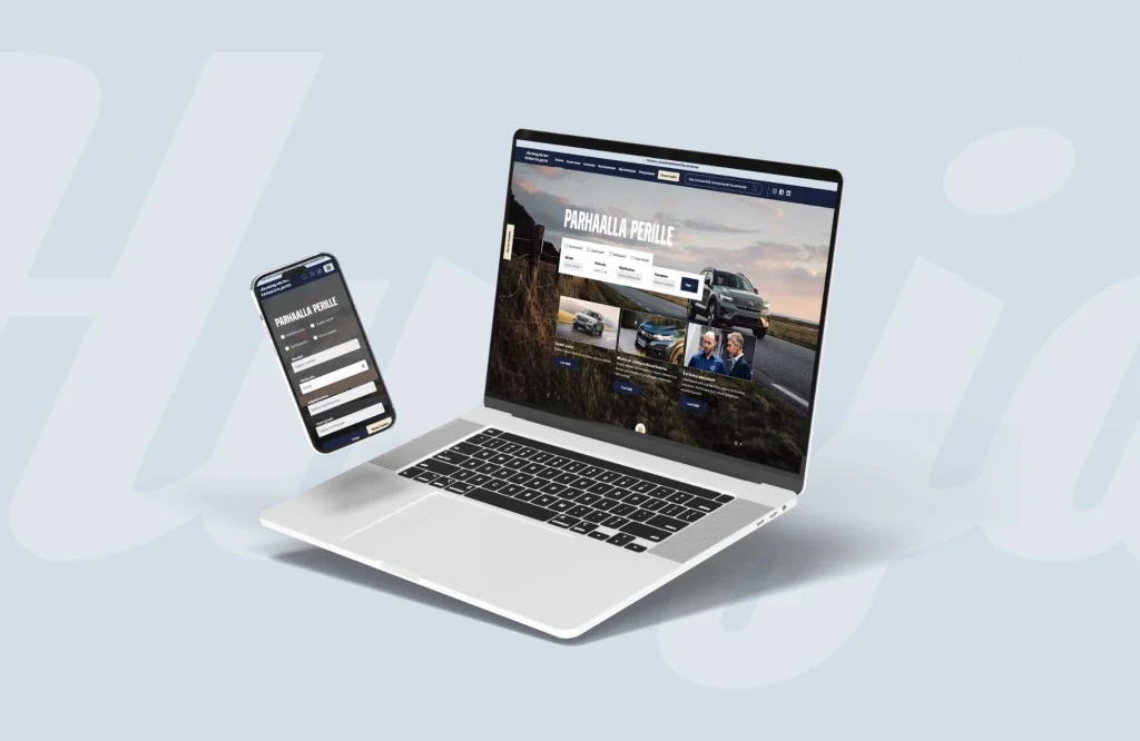 Hämeen autovaruste mockup.