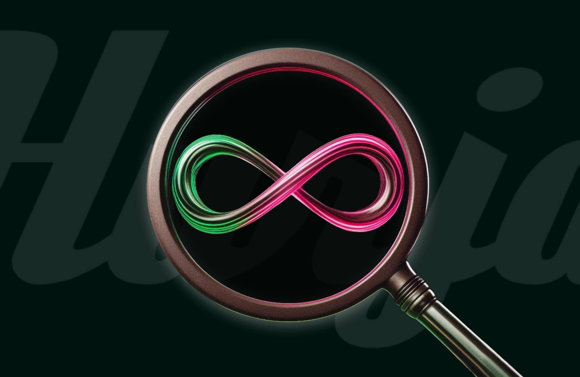 Kasvata ohjelmistosi arvoa DevOps-monitoroinnilla – tutustu Sentry-työkaluun -blogin kansikuva, jossa infinity-symbolia katsotaan suurennuslasilla.