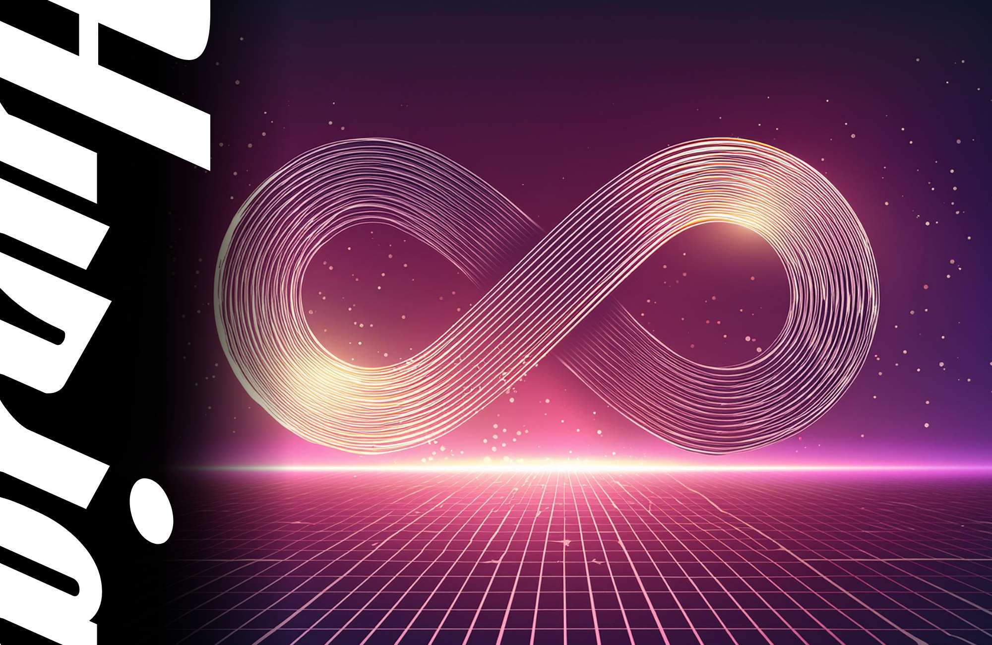 Hurja Solutions: DevOps-blogin kansi, jossa infinity-symboli.