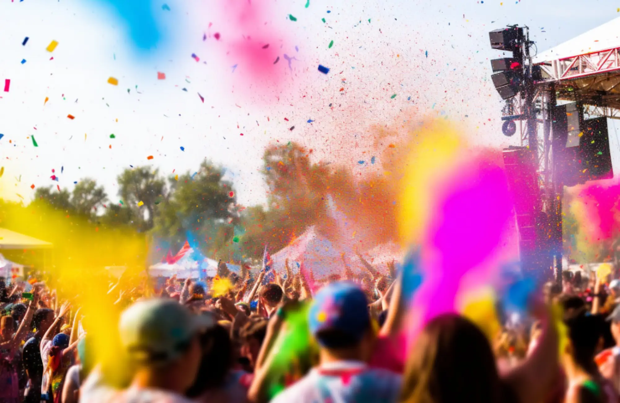 Hurja Solutions: Liveto-asiakastarinan artikkelikuva, jossa festarit.